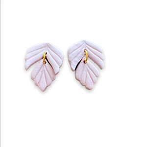 ❤️Host pick❤️Leaf clay earrings